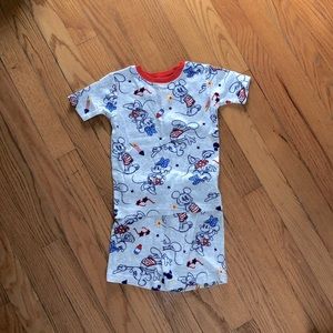 5T Mickey Mouse patriotic pjs
